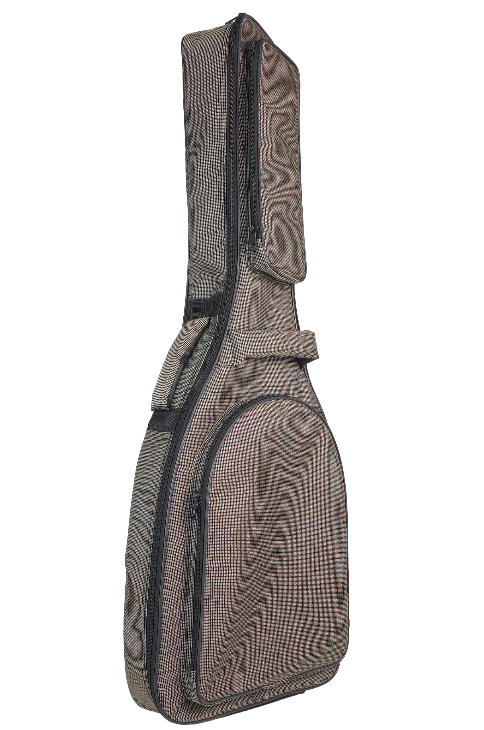 سافت کیس گیتار کلاسیک ایکات کیس کرمی MC-107-16 — نمای روبرو و جیب